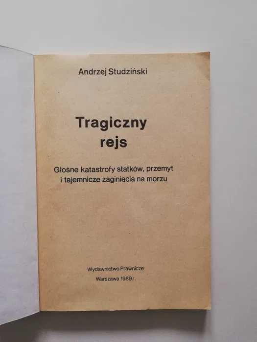 Tragiczny rejs - Andrzej Studziński