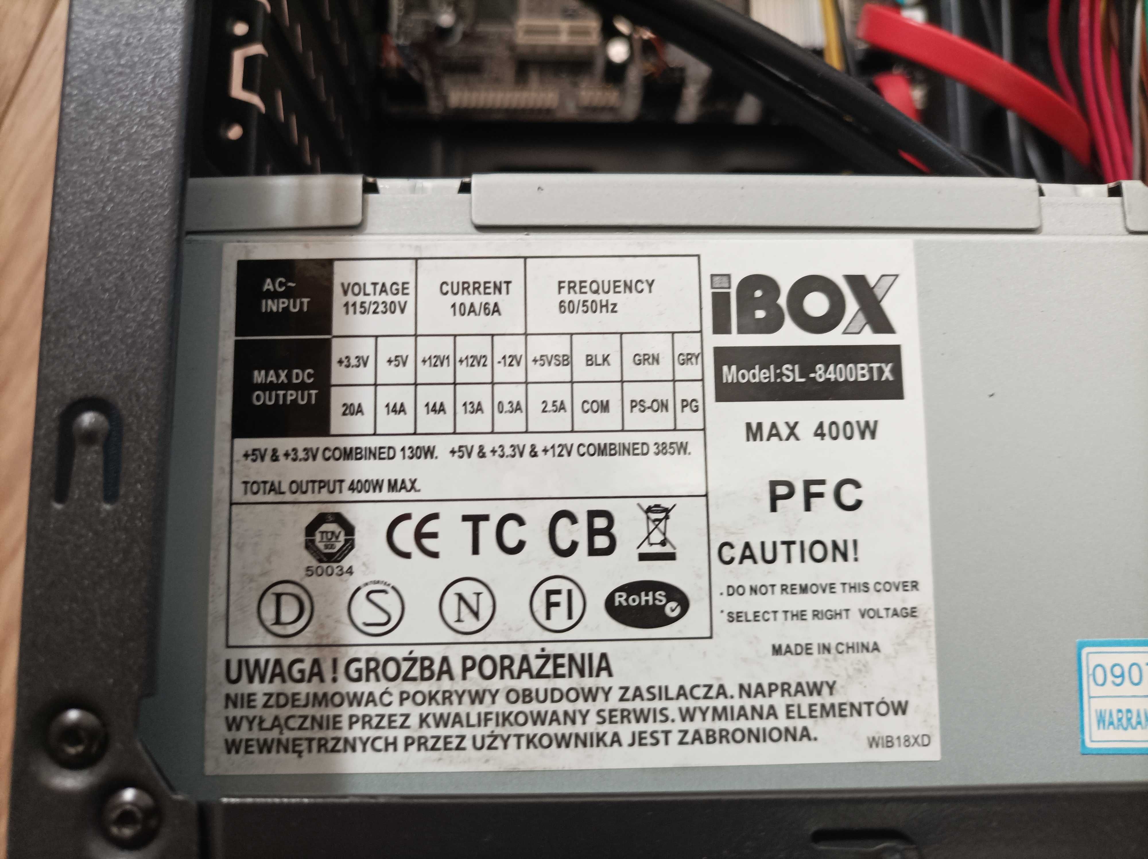 Jak nowy komputer stacjonarny i3, 8rb ram usb 3.0