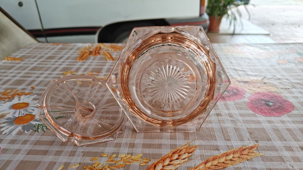 Açucareiro Rosa Salmão