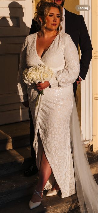 Suknia ślubna rybka