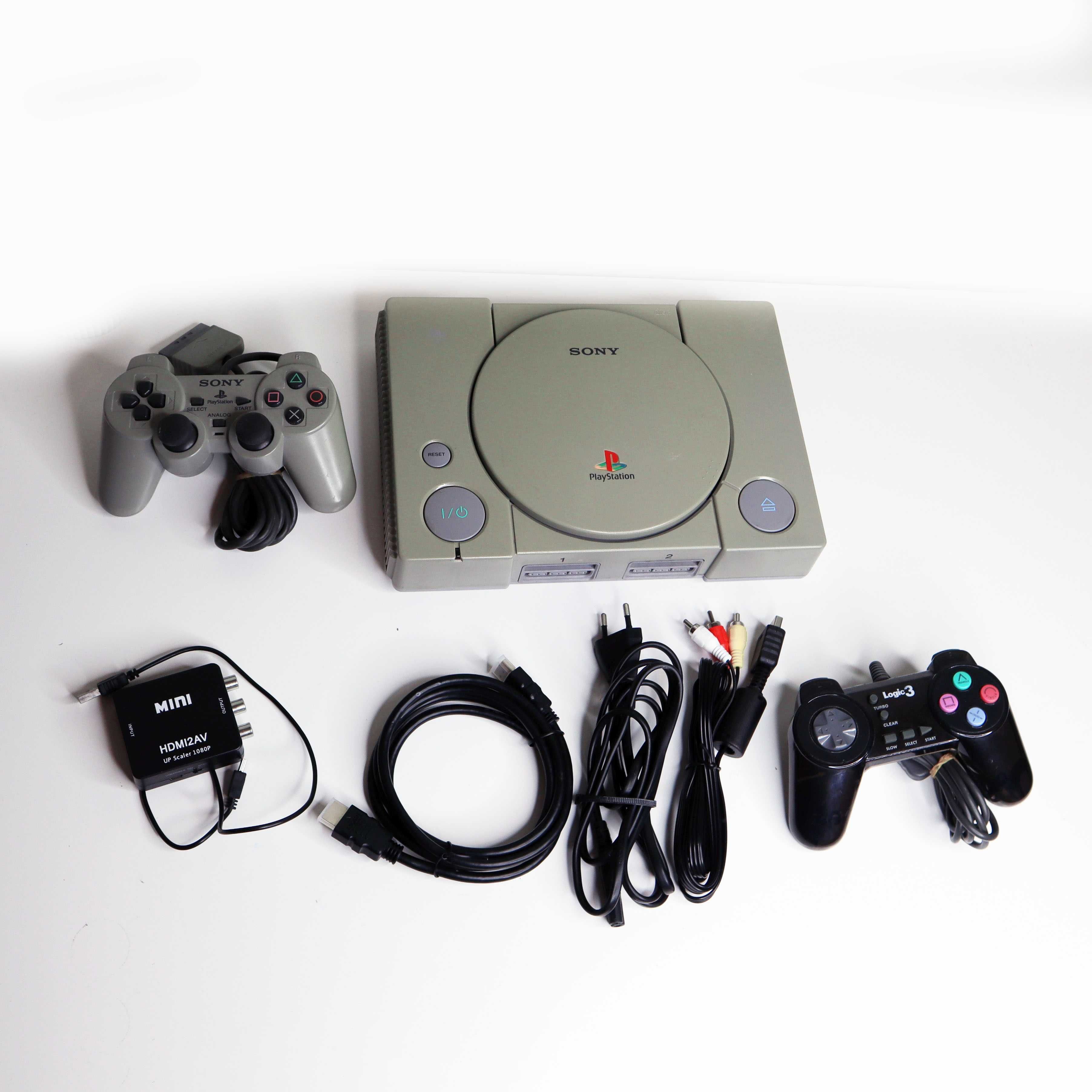 MOD Playstation 1 PRZEROBIONA SCPH-7502 | 2 Pady | HDMI | CHIP |