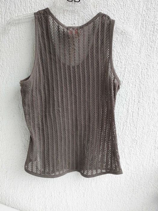 Nowa z metką bluzka-top-RESERVED-siateczka-khaki– M/L InPost