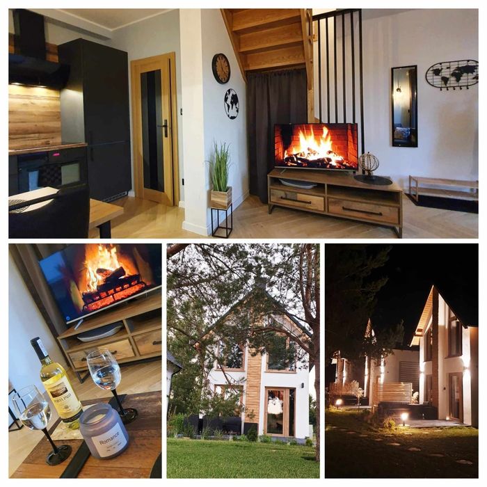 Domek na Święta  Kominek Sauna Balia jacuzzi LUBIATOWO morze