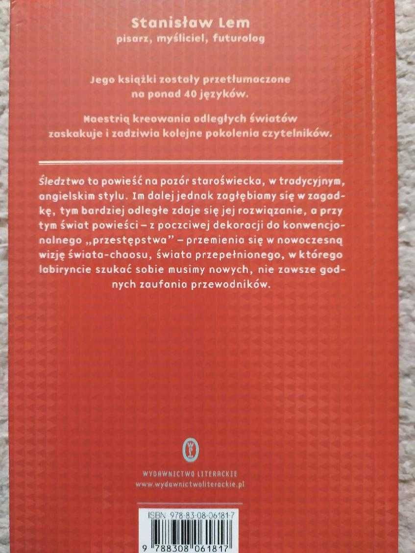 Śledztwo Stanisław Lem książka