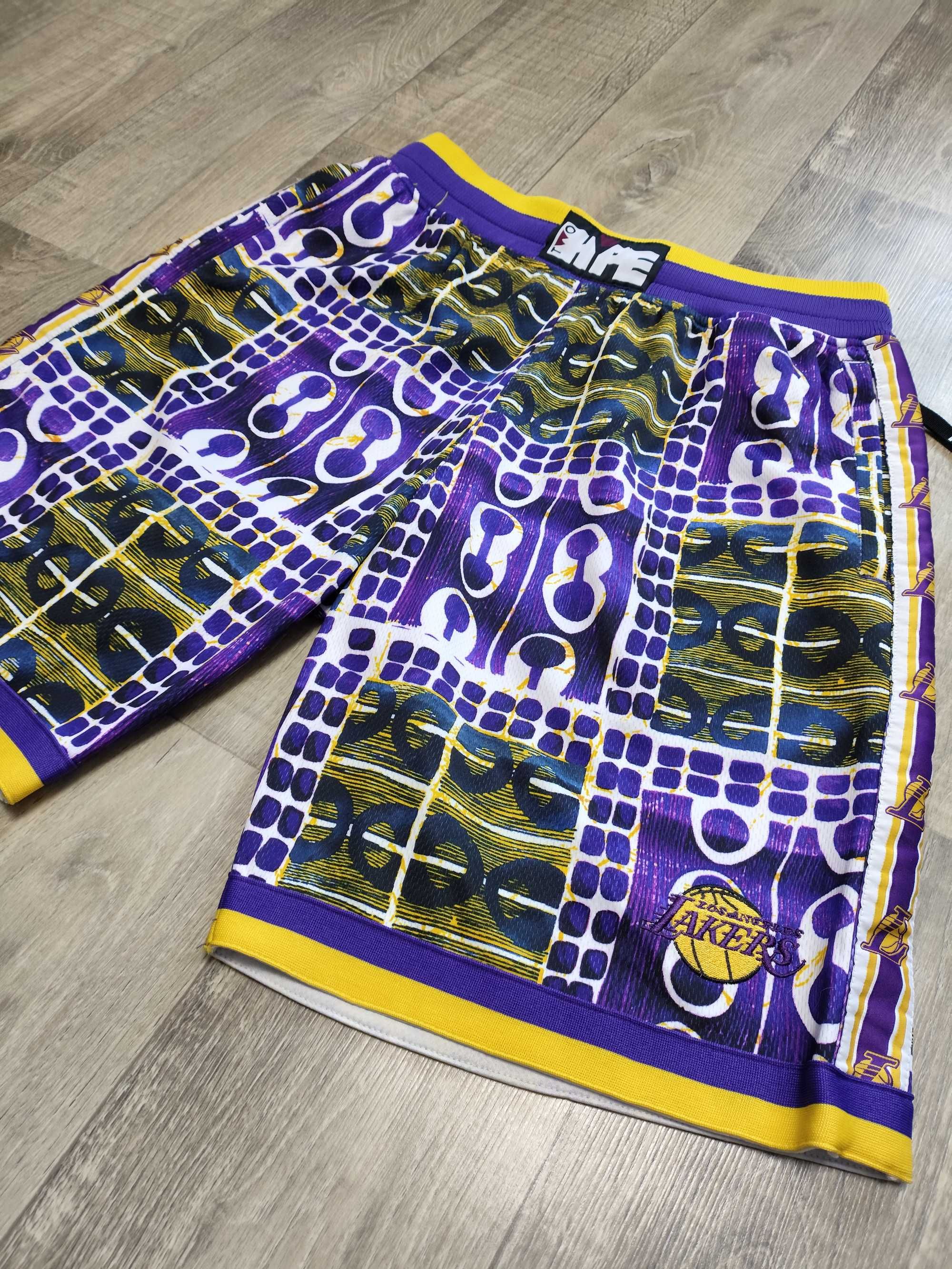 Шорти Two Hype Los Angeles Lakers Team Kente NBA Lab Shorts