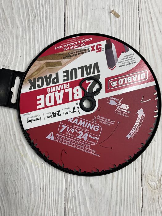 2шт Пильные диски по дереву Diablo D0724RVP  184 16 24