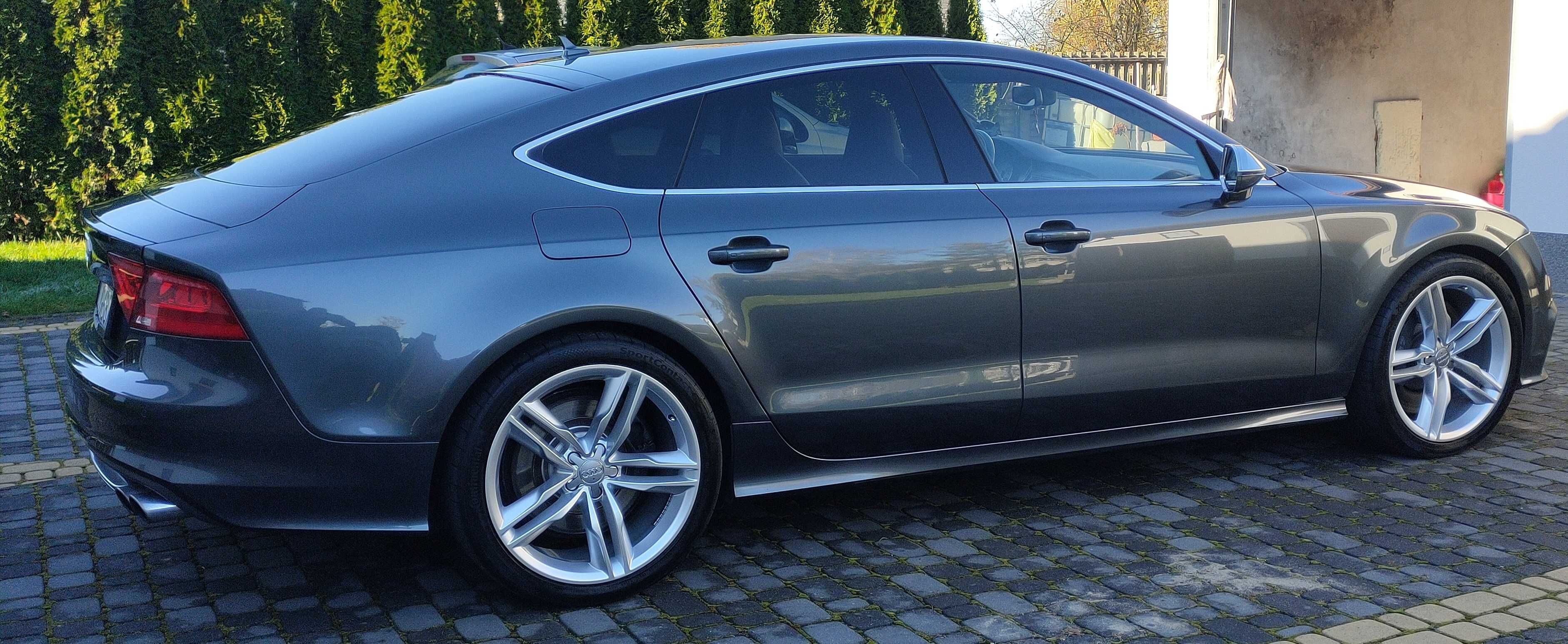 Audi S7, 4.0L V8, 2014, Daytona Grey, Pełna historia auta, PL Salon