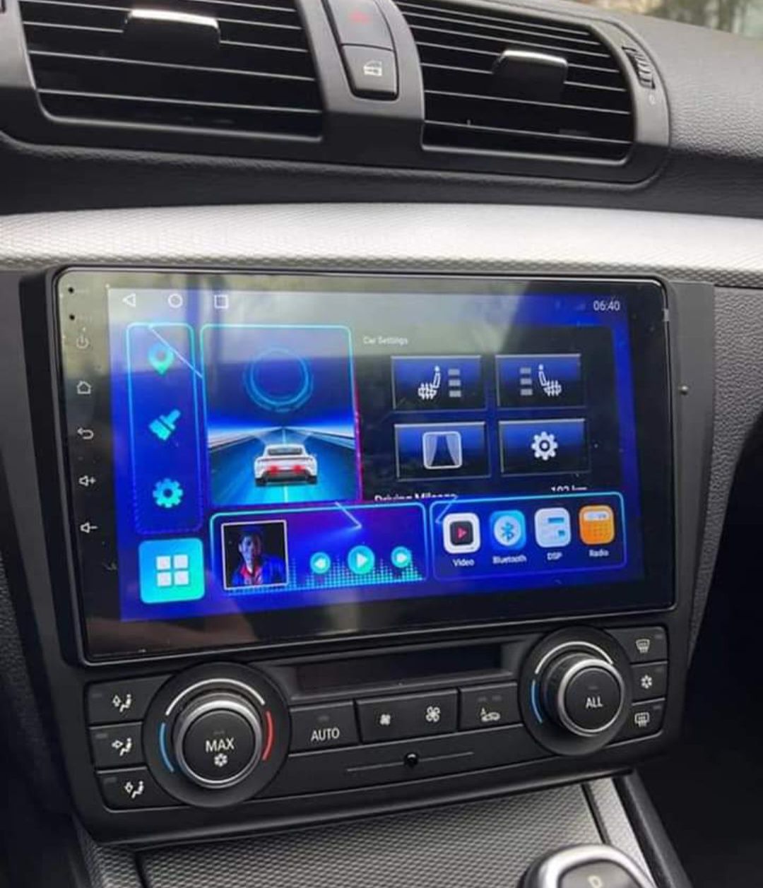 Radio Android 13 com GPS BMW E81/E82/E87 (Artigo novo)