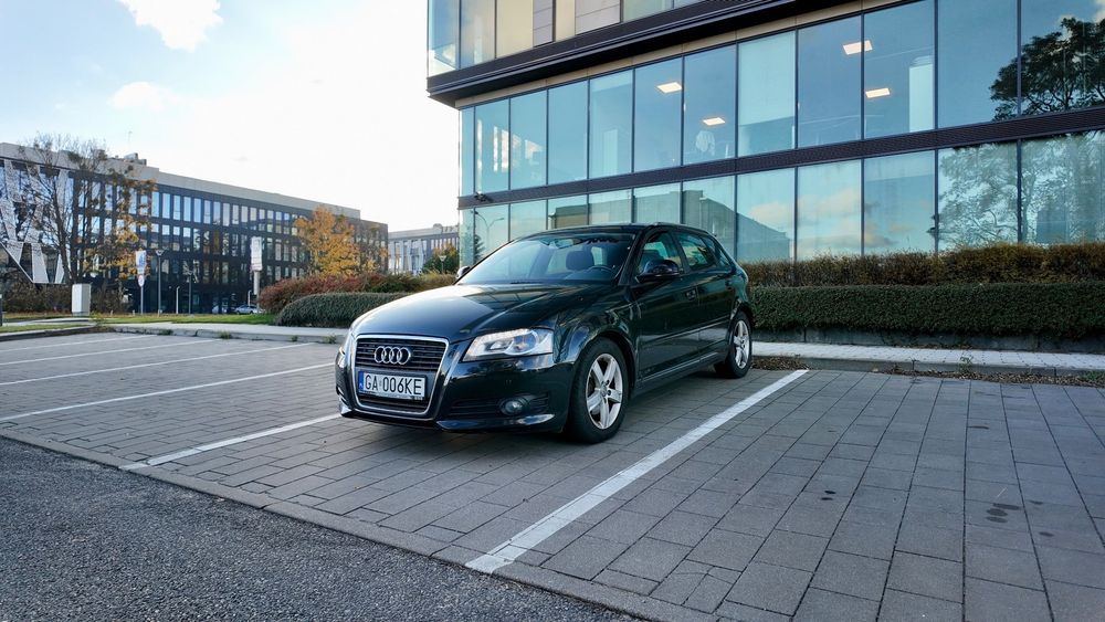 Audi A3 3-drzwiowe zadbany, serwisowany, dwa komplety opon