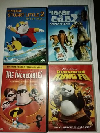 Filmes em DVD para crianças e jovens