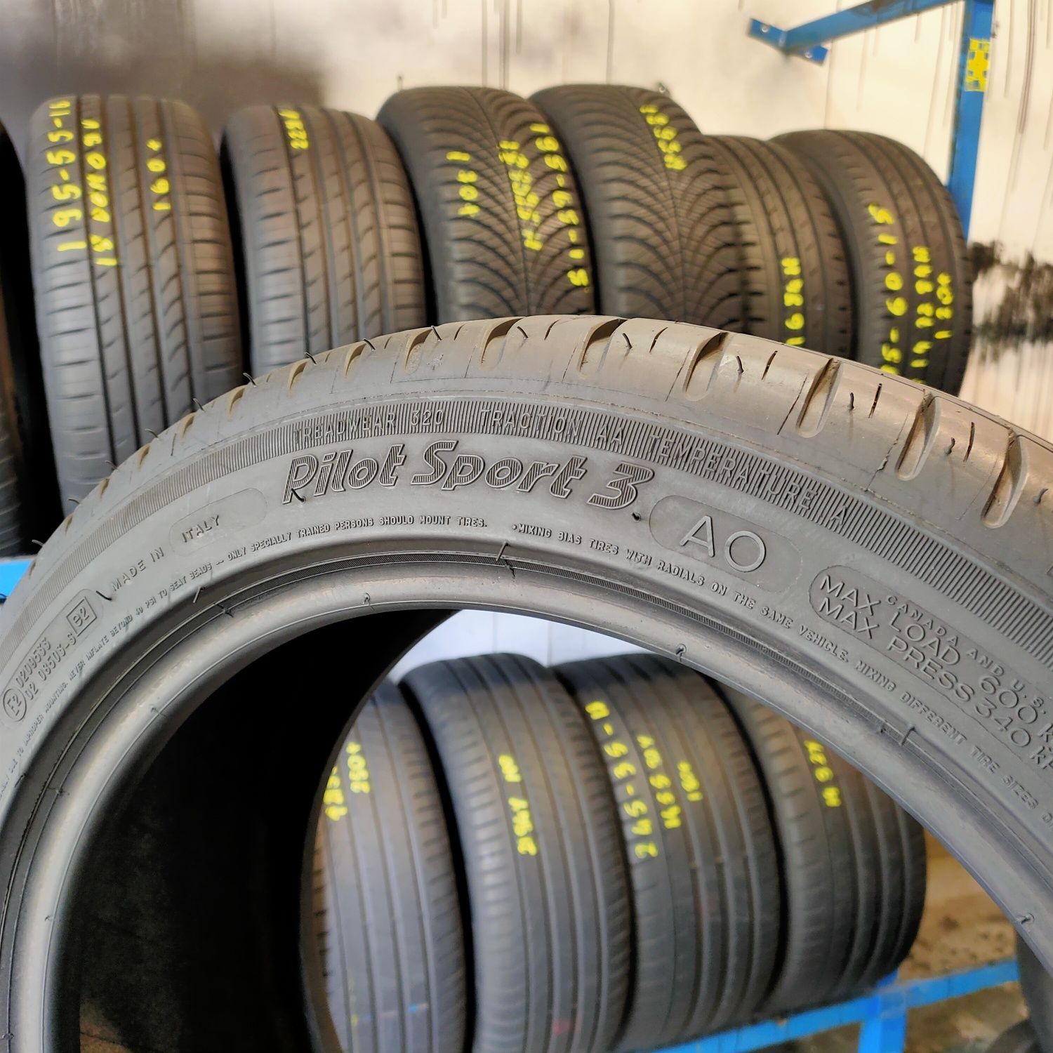 215/45r16 Michelin Pilot Sport 3, 6.2mm AO