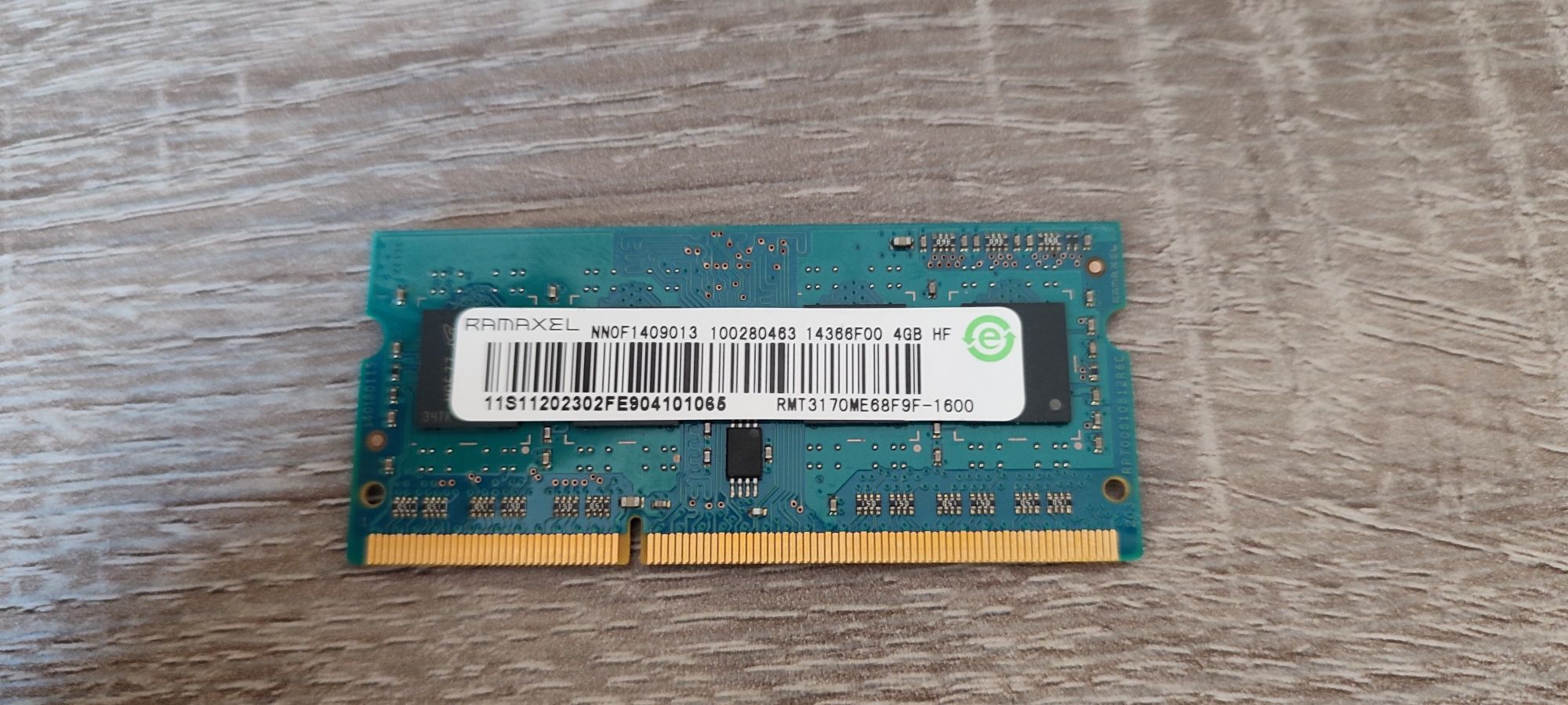 Pamięć RAM ramaxel DDR3L 4GB