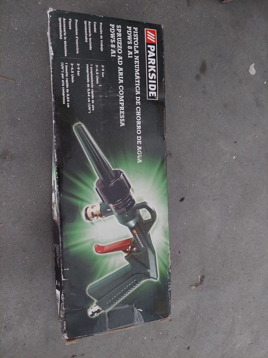 Pistola pneumática para mangueira de água