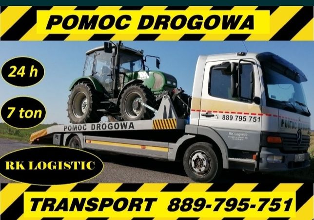 Laweta 10ton pomoc drogowa  transport ciągników maszyn rolniczych