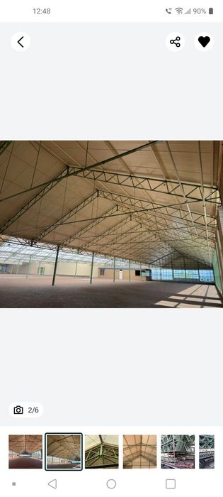 Kratownica 14.90m wiata hala garaż obra magazyn konstrukcja stalowa