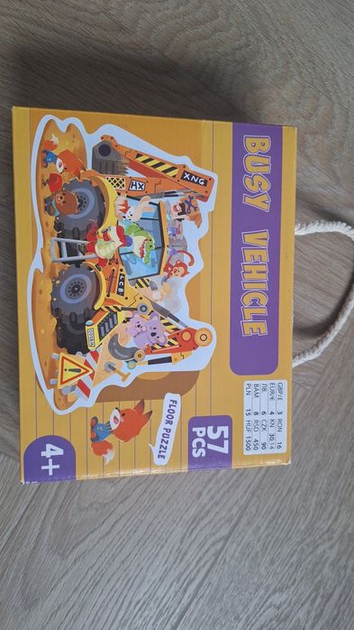 Puzzle 4+ maszyny budowlane
