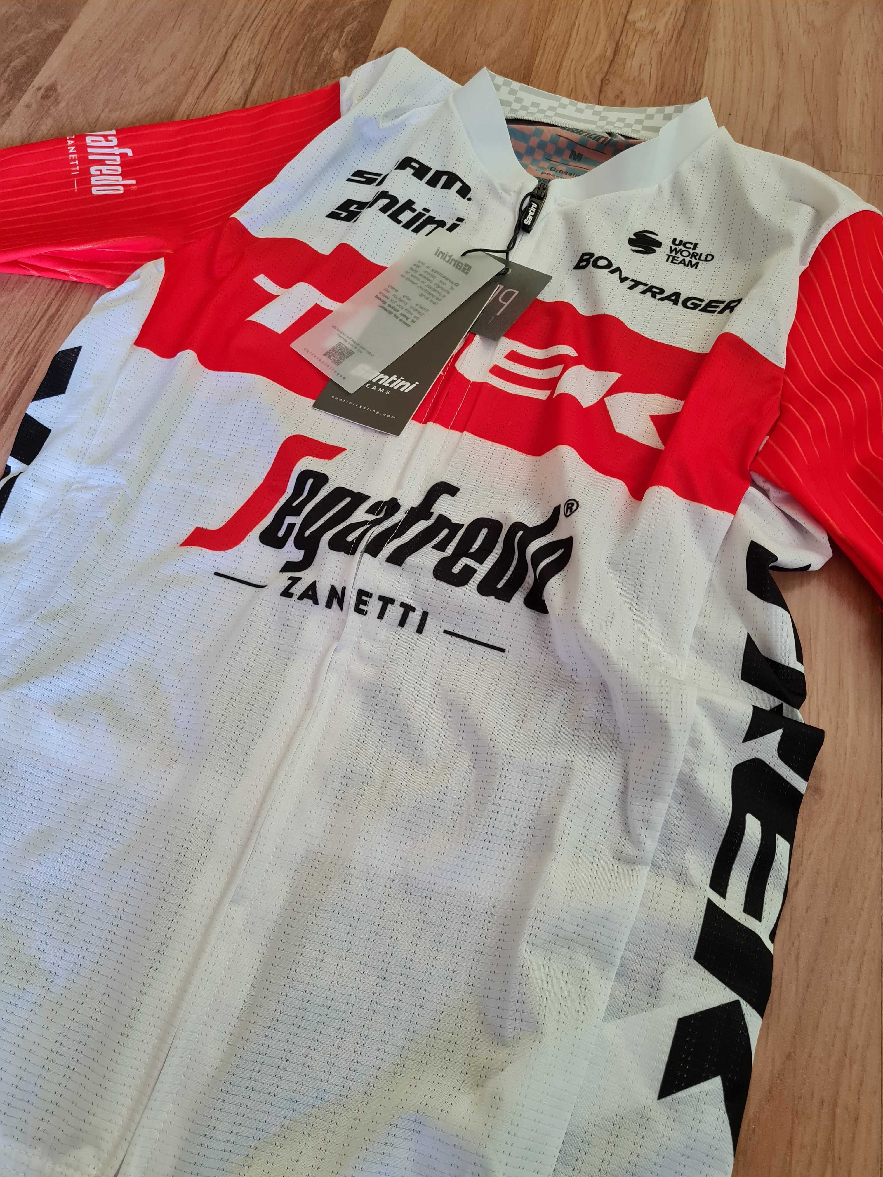 Trek Pro Team Segafredo Santini koszulka kolarska rowerowa  teamowa or