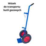 Wózek do transportu butli gazowych