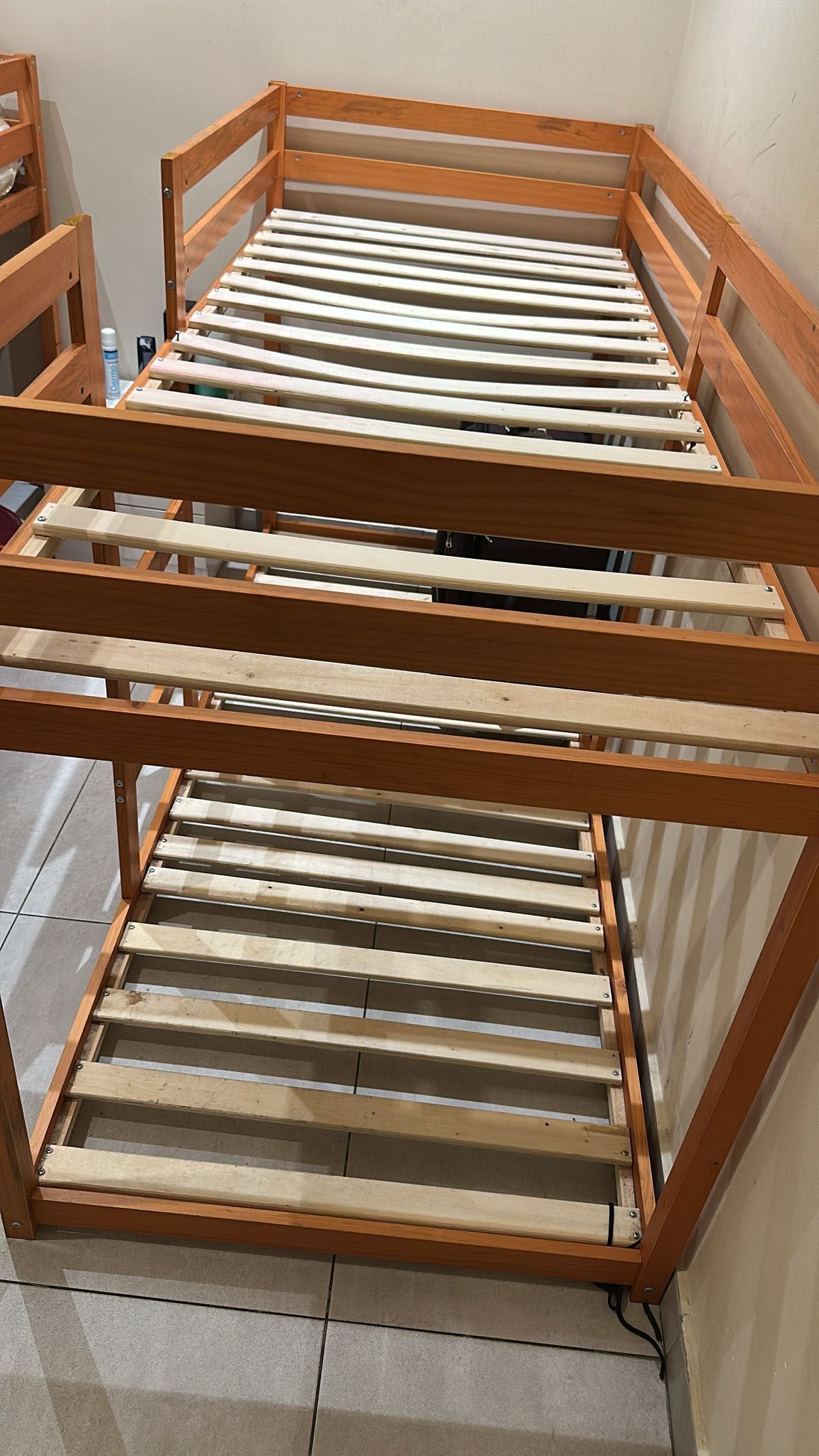 Bunk beds used but new