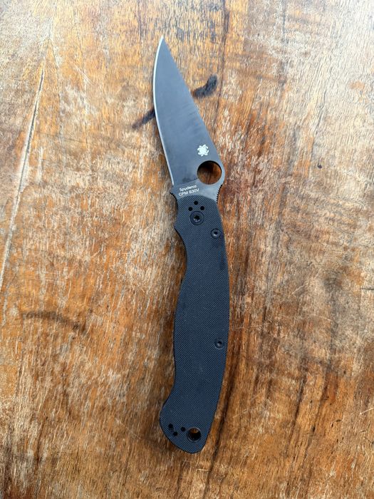 Spyderco Military 2 black/ black blade