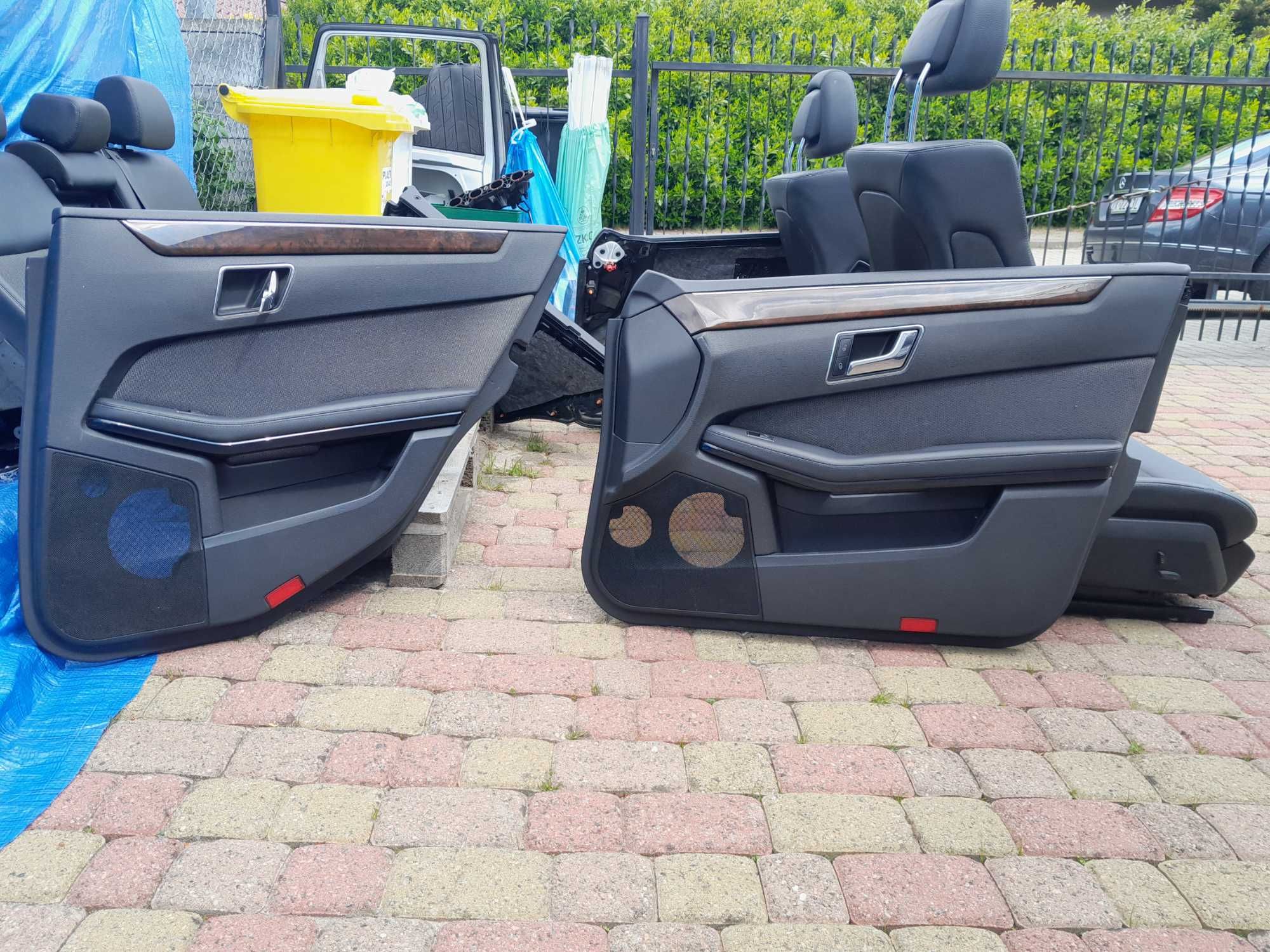 fotele w212, tapicerka kpl
