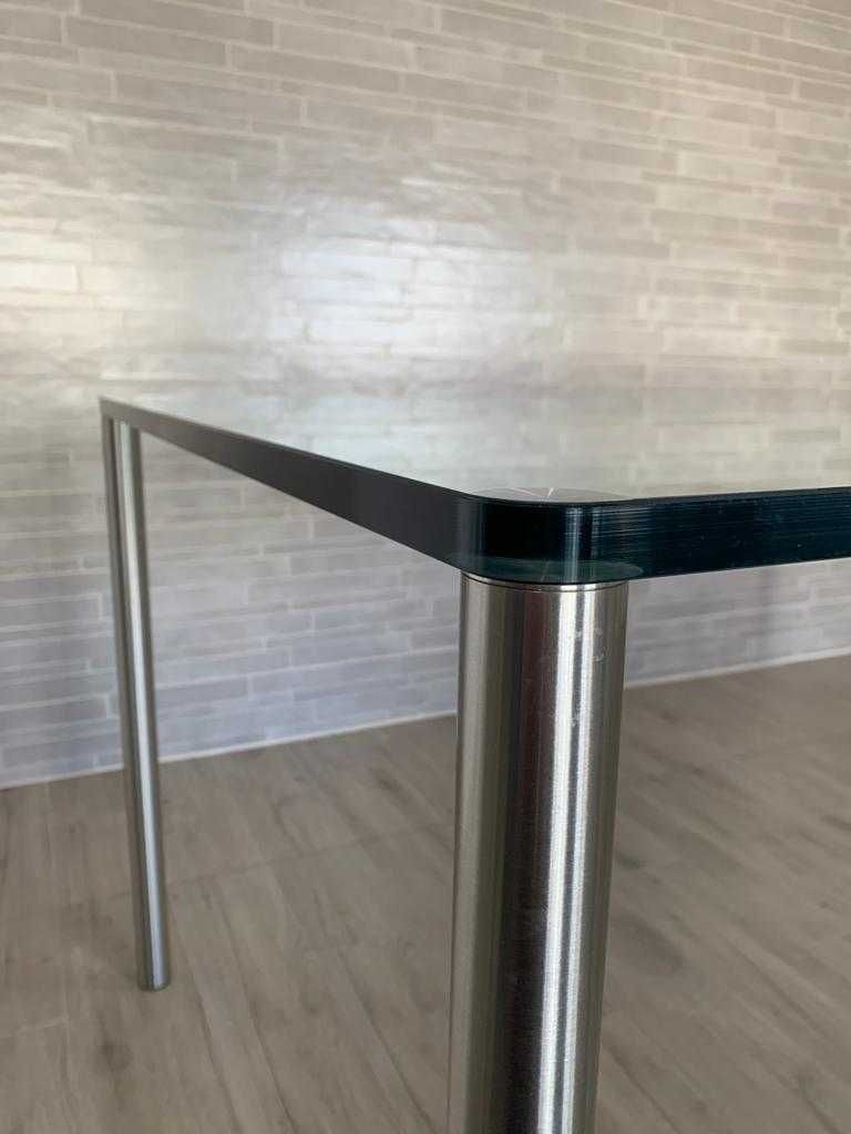 Mesa em cristal GLAS Italia 180x90cm como nova