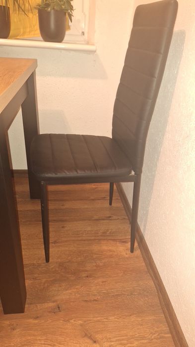 Stół z krzesłami 160cm rozkladany do 200cm