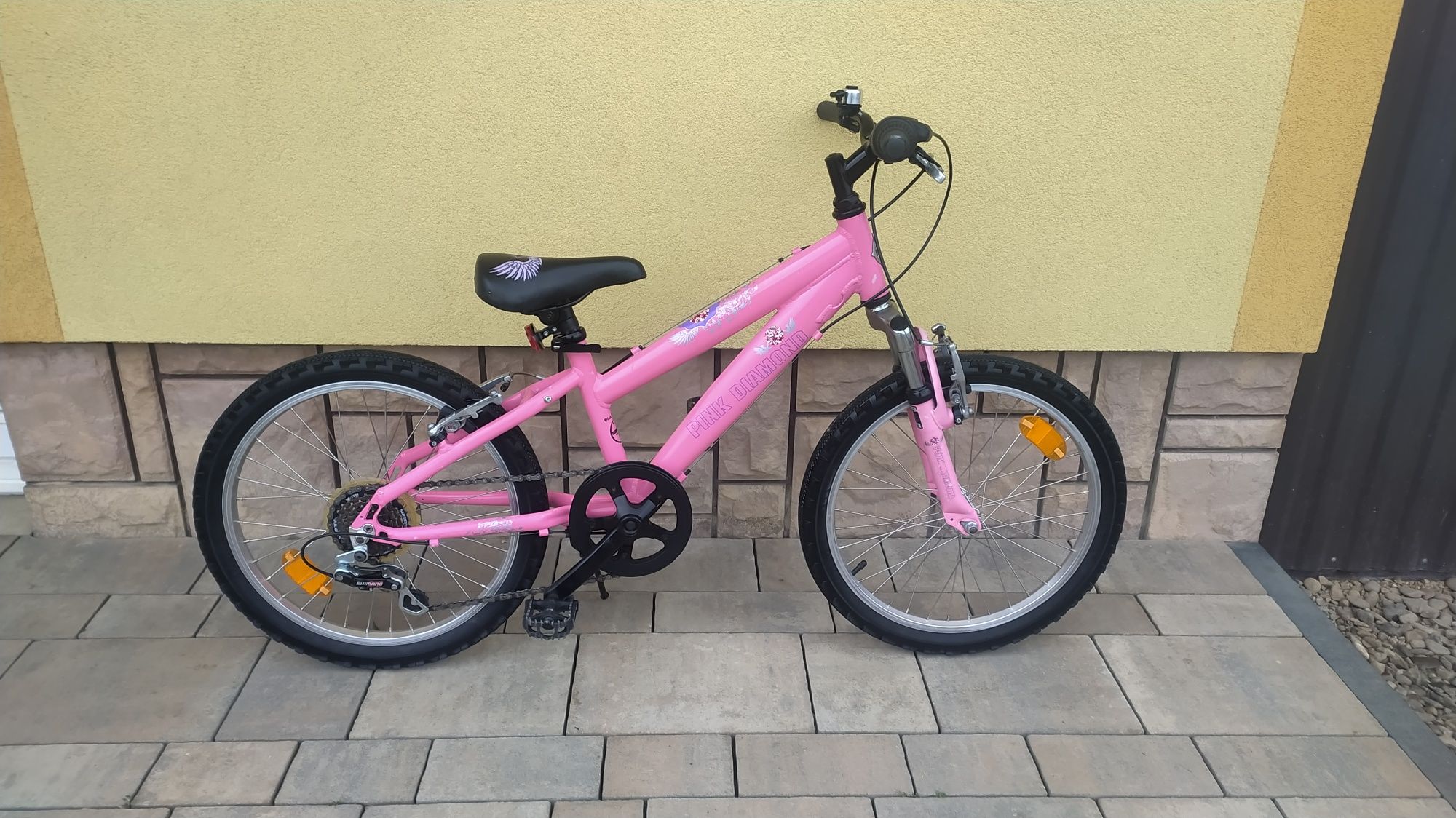 Aluminiowy rower górski 20 cali różowy dla dziewczynki