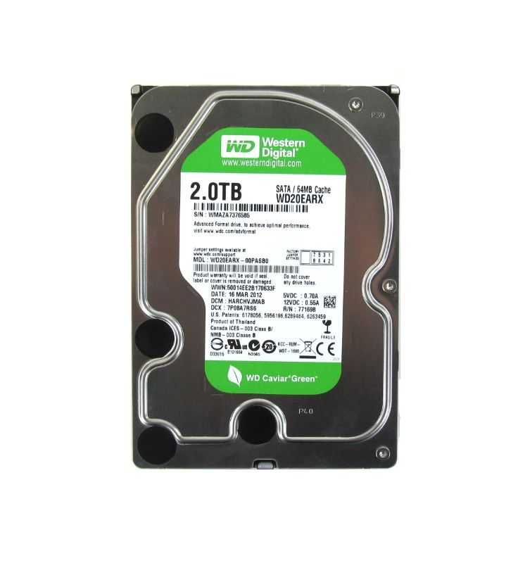 жорсткий диск HDD 2TB  Western digital WDC WD20EARX-00PASB0