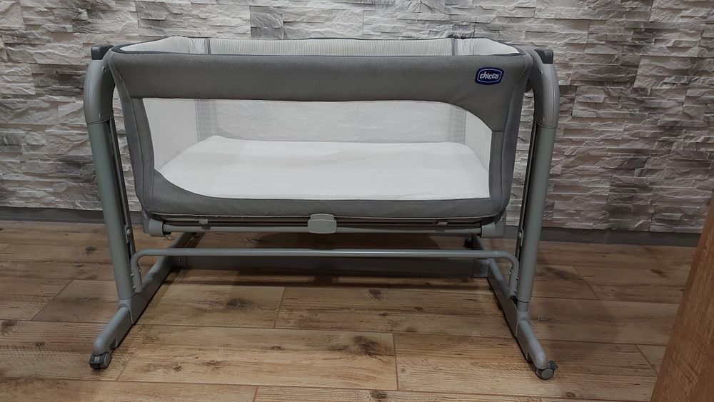 Chicco Next2Me Dark silver Łóżeczko Dostawka