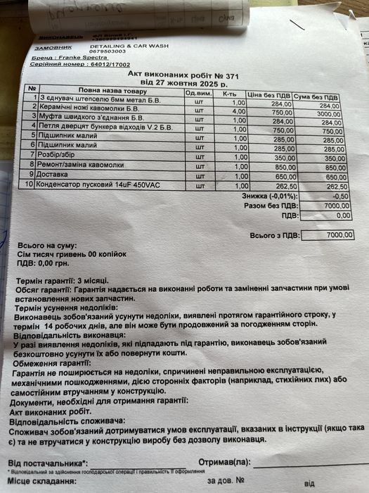 Кофемашина Franke Spectra