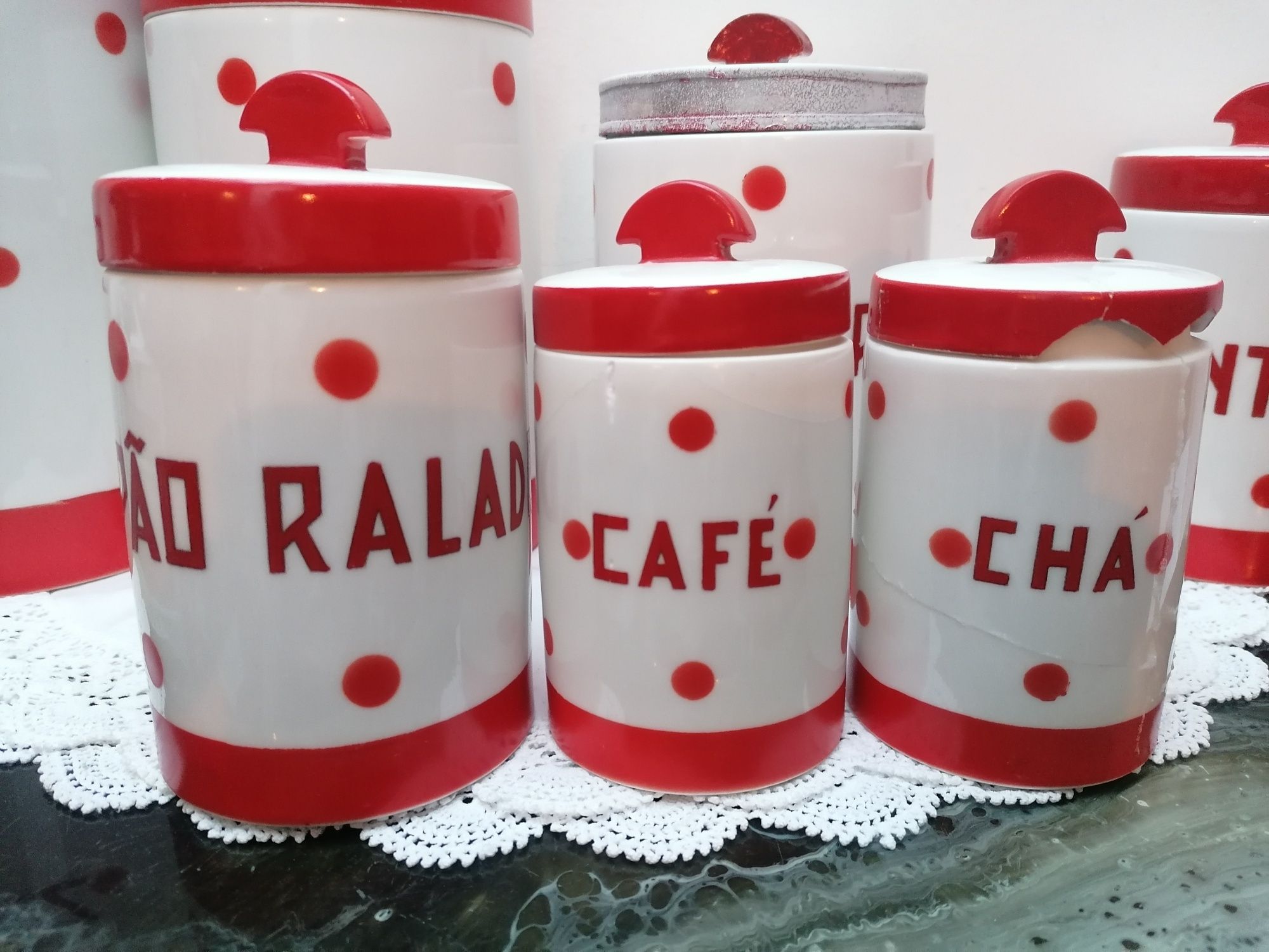 8 Frascos de cozinha - Vista Alegre