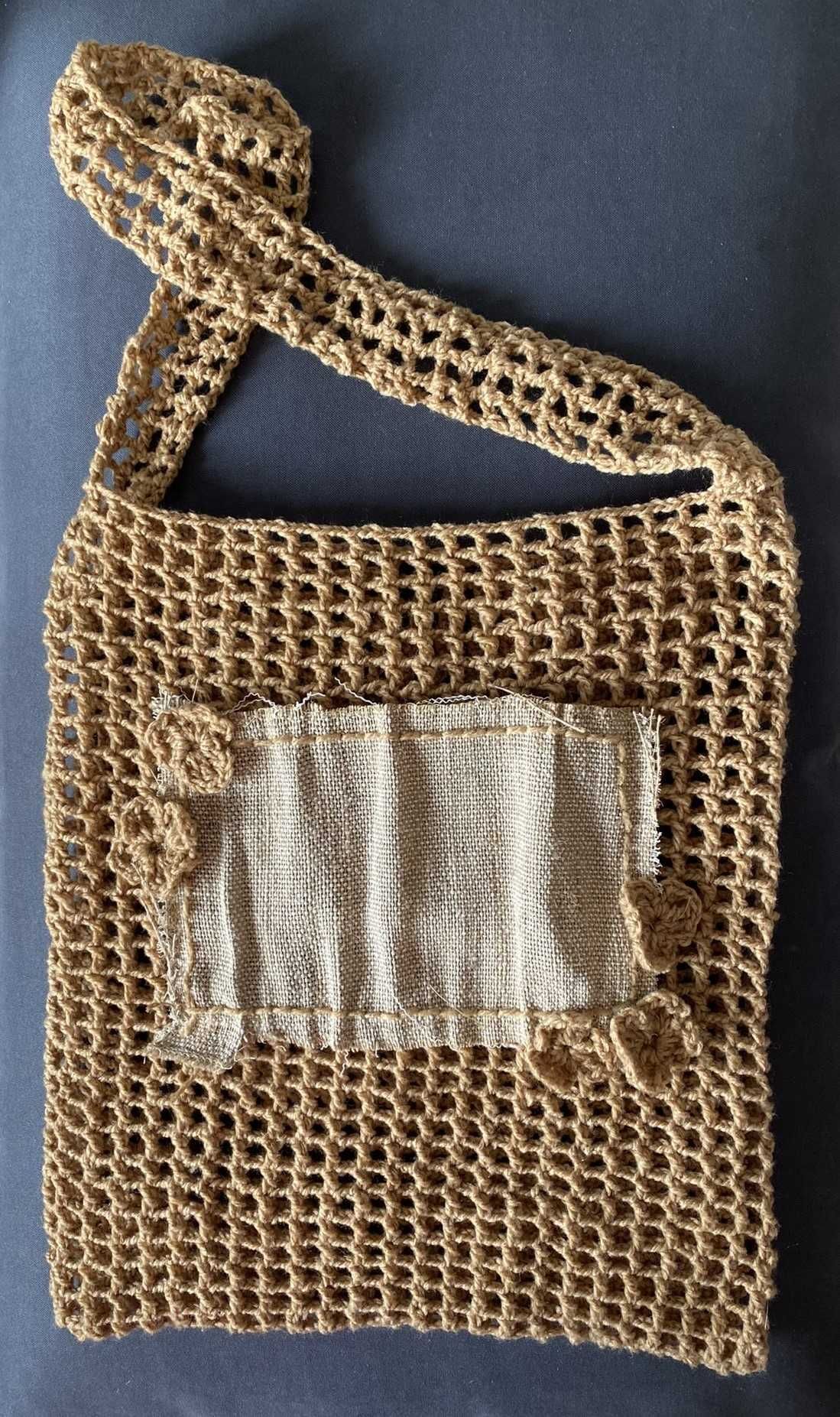 Siatka torba handmade