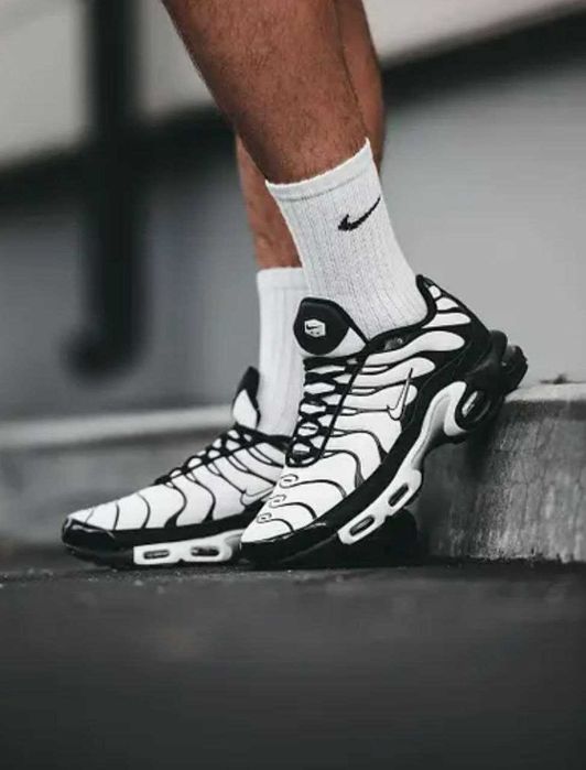 2кольори! 40-46р Nike Air Max TN Plus France кросівки топ якість white