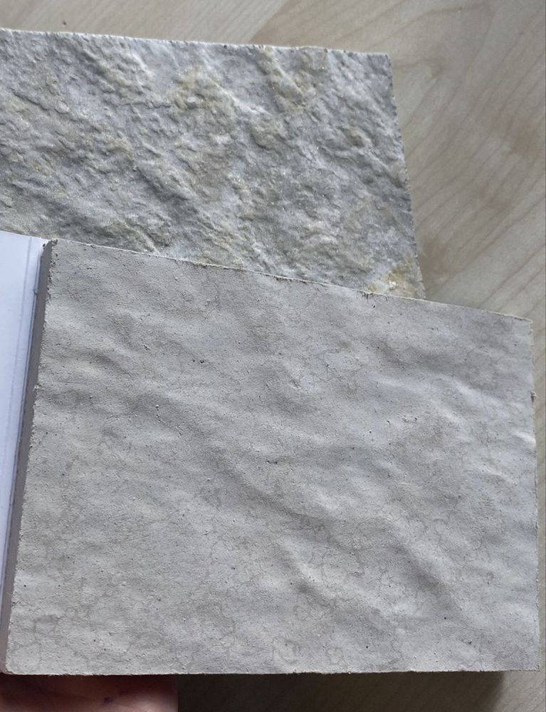Płyta włóknocementowa i wiórocementowa ze strukturą kamienia naturalne