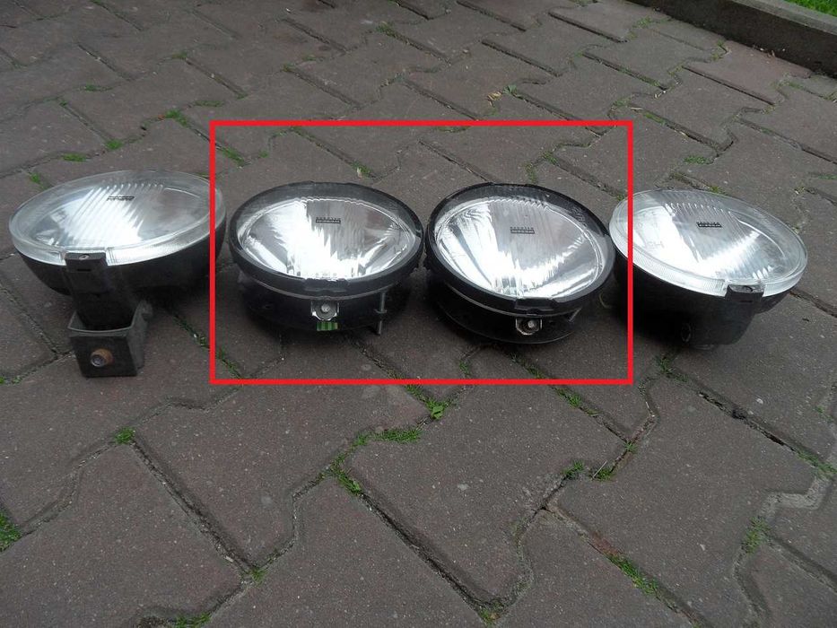 4 Halogeny Offroad Rally Wesem 18cm H3 skupione