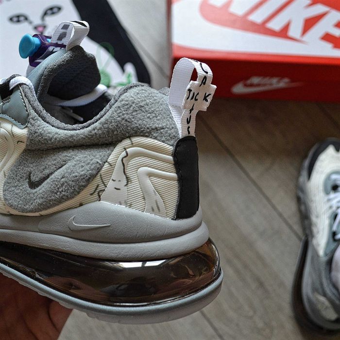 Мужские кроссовки Travis Scott X Nike Air Max 270 React 'Gray' 40-45