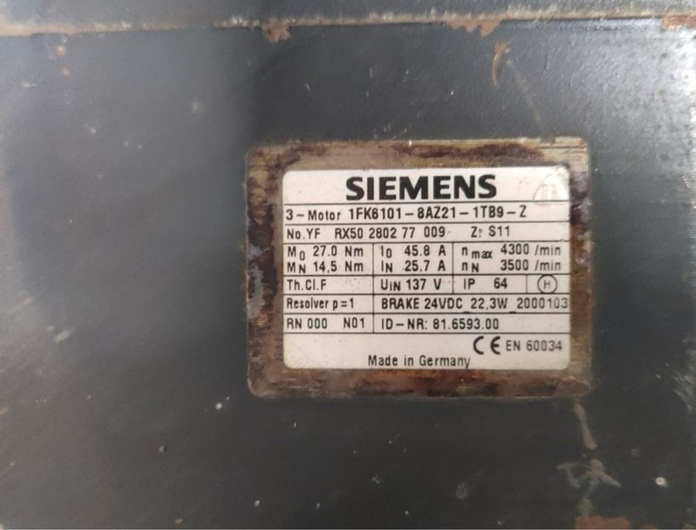 Serwomotor Siemens 1FK6101