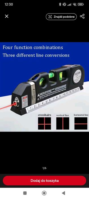 Poziomica laserowa NOWA