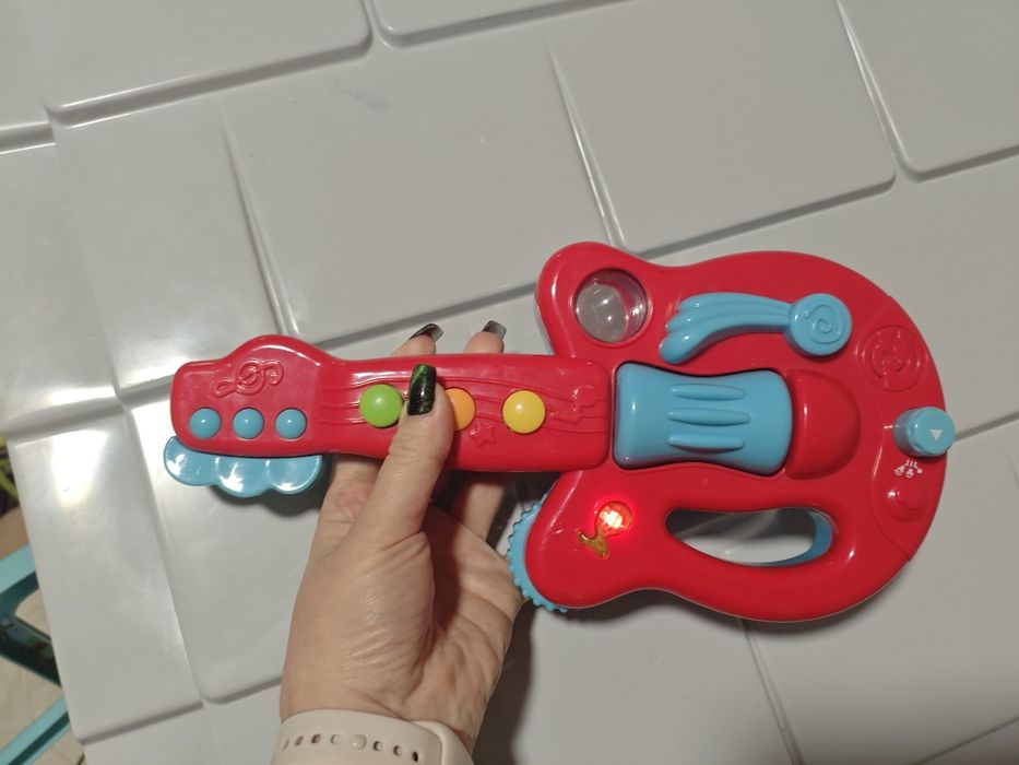 Музичні розвиваючі горщик Fisher price, піраміда, дзига, гітара, руль