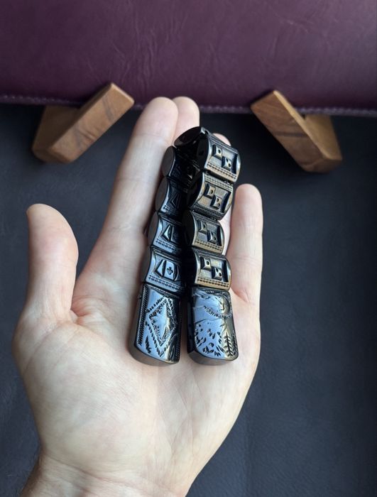 Перекидні чотки вовк Перекидные четки эпоксидная смола роза ветров