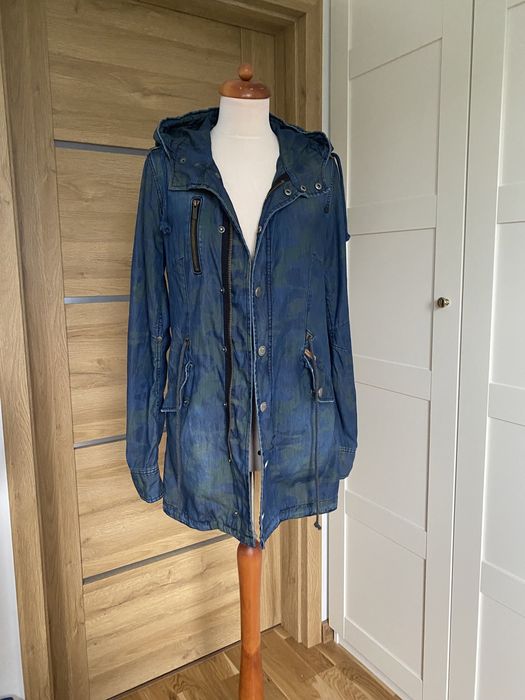 Khujo jeansowa parka r. M