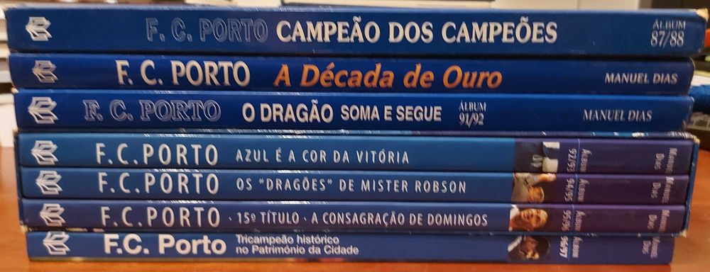 Coleção FC Porto – 7 Álbuns Oficiais (Edições ASA – Manuel Dias)
