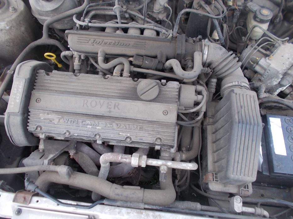 Rover 200, 214,benzyna 1,4 16V,przeznaczony na części,srebrny,5 drzwi