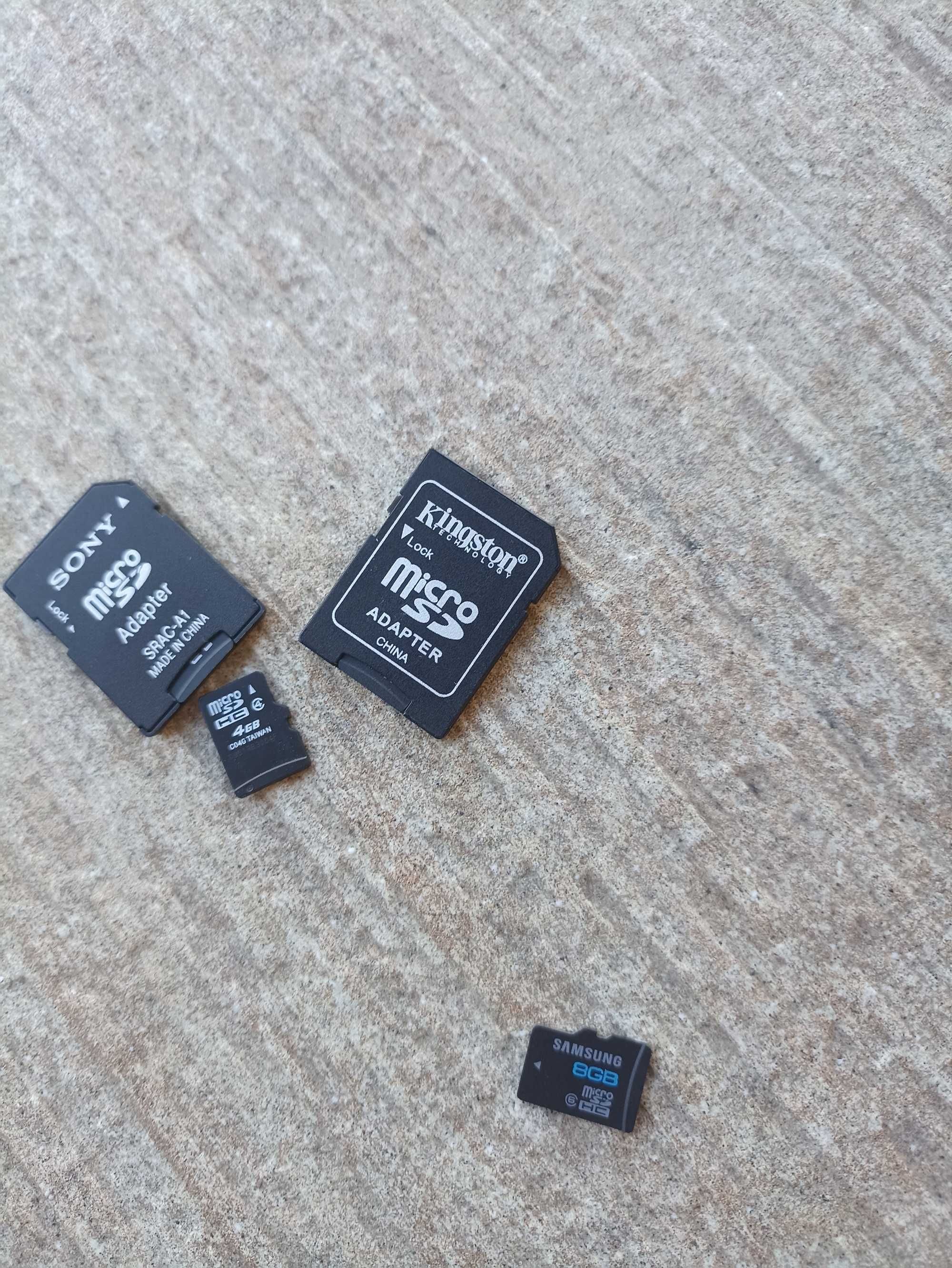 Cartões de memória MicroSD (de 4gb a 16gb)