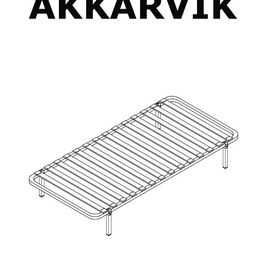 Cama individual com colchão (90*200 cm) (IKEA)