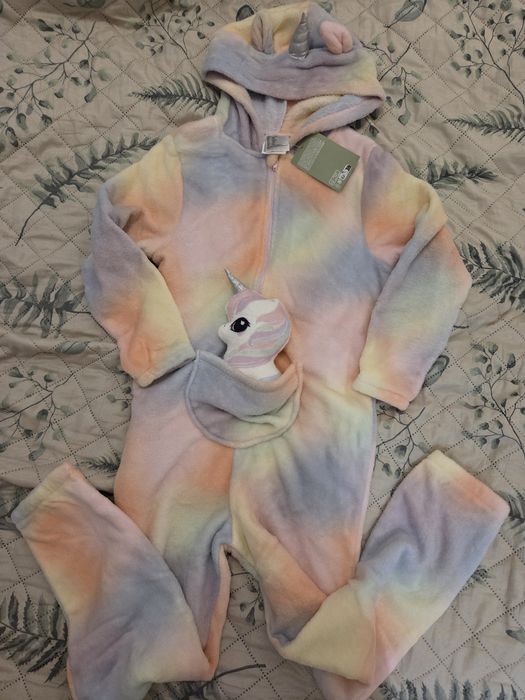 Kostium Jednorożec h&m 122/128 nowy