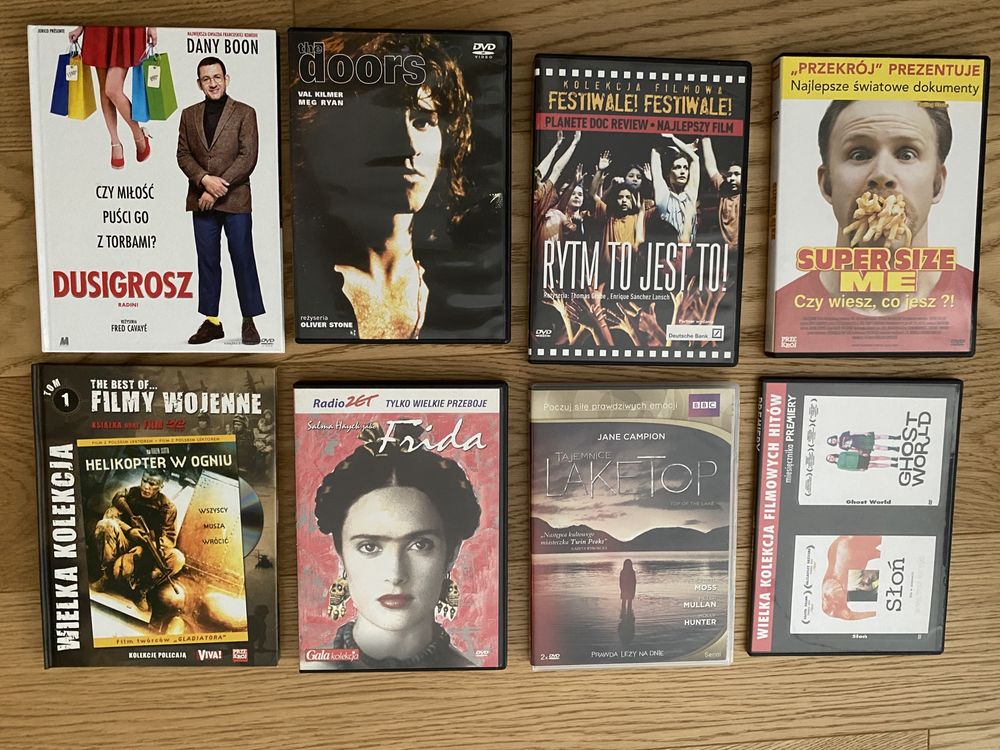 Zestaw filmów DVD