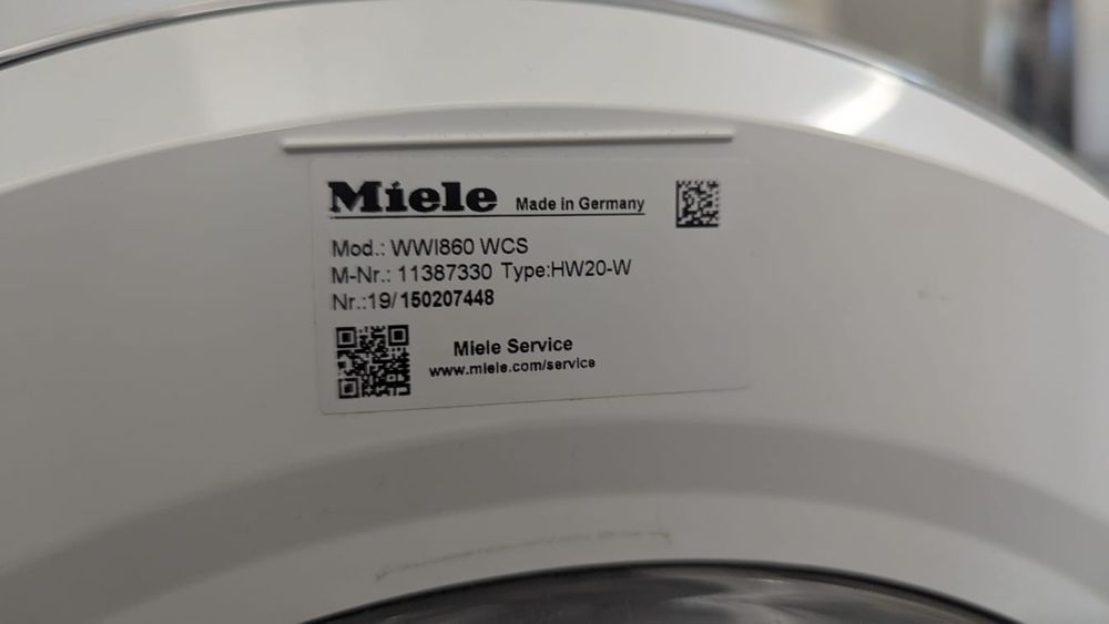 Преміум пральнв машина Miele WWI860 WCS PWash&TDos 9kg Wifi