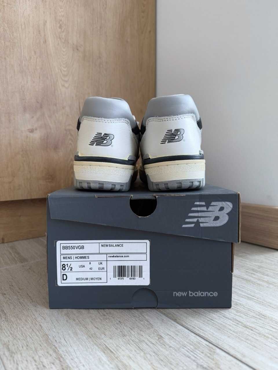 США! Чоловічі кросівки New Balance 550 BB550VGB Оригінал! Шкіра! 41-44